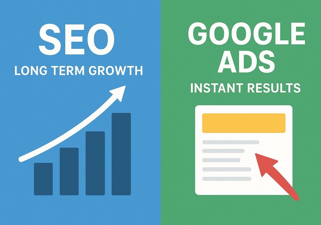 SEO vs Google Ads India 2025